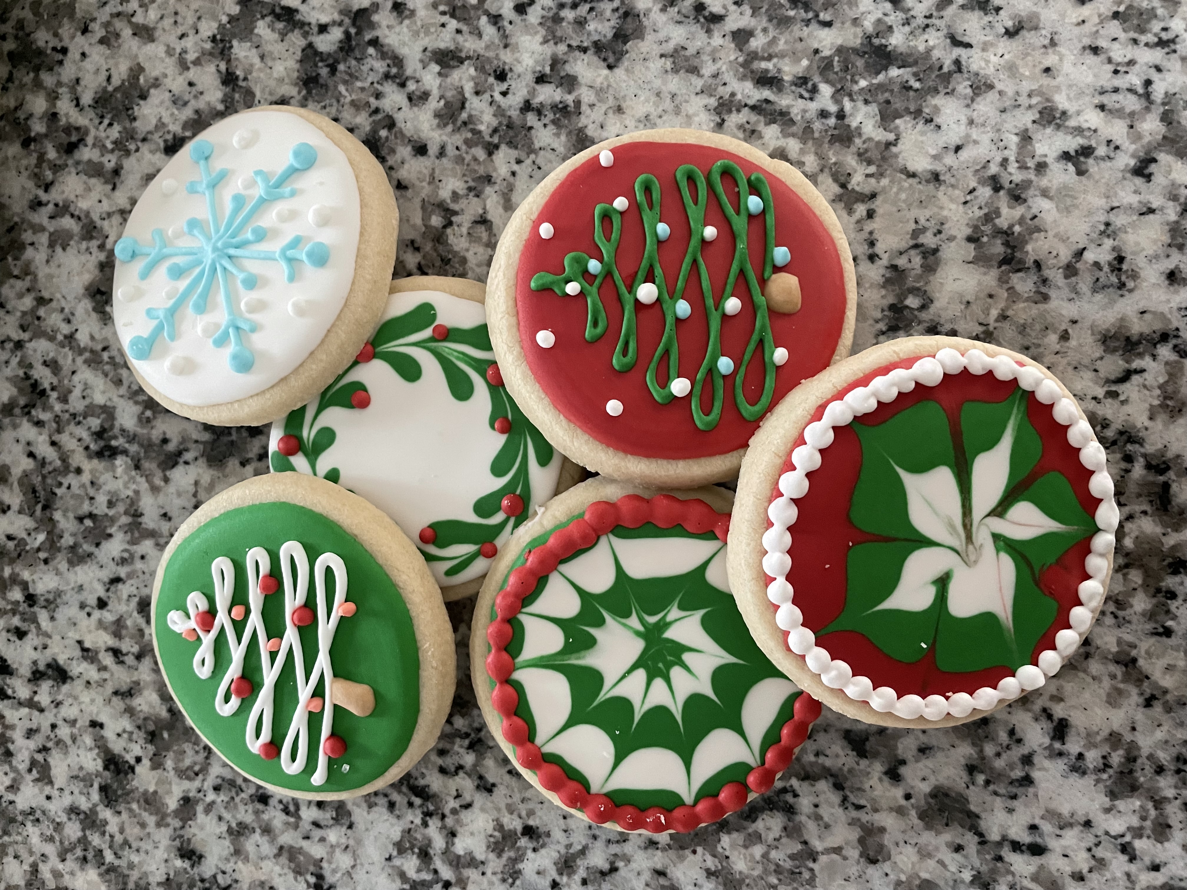 Round Christmas Set