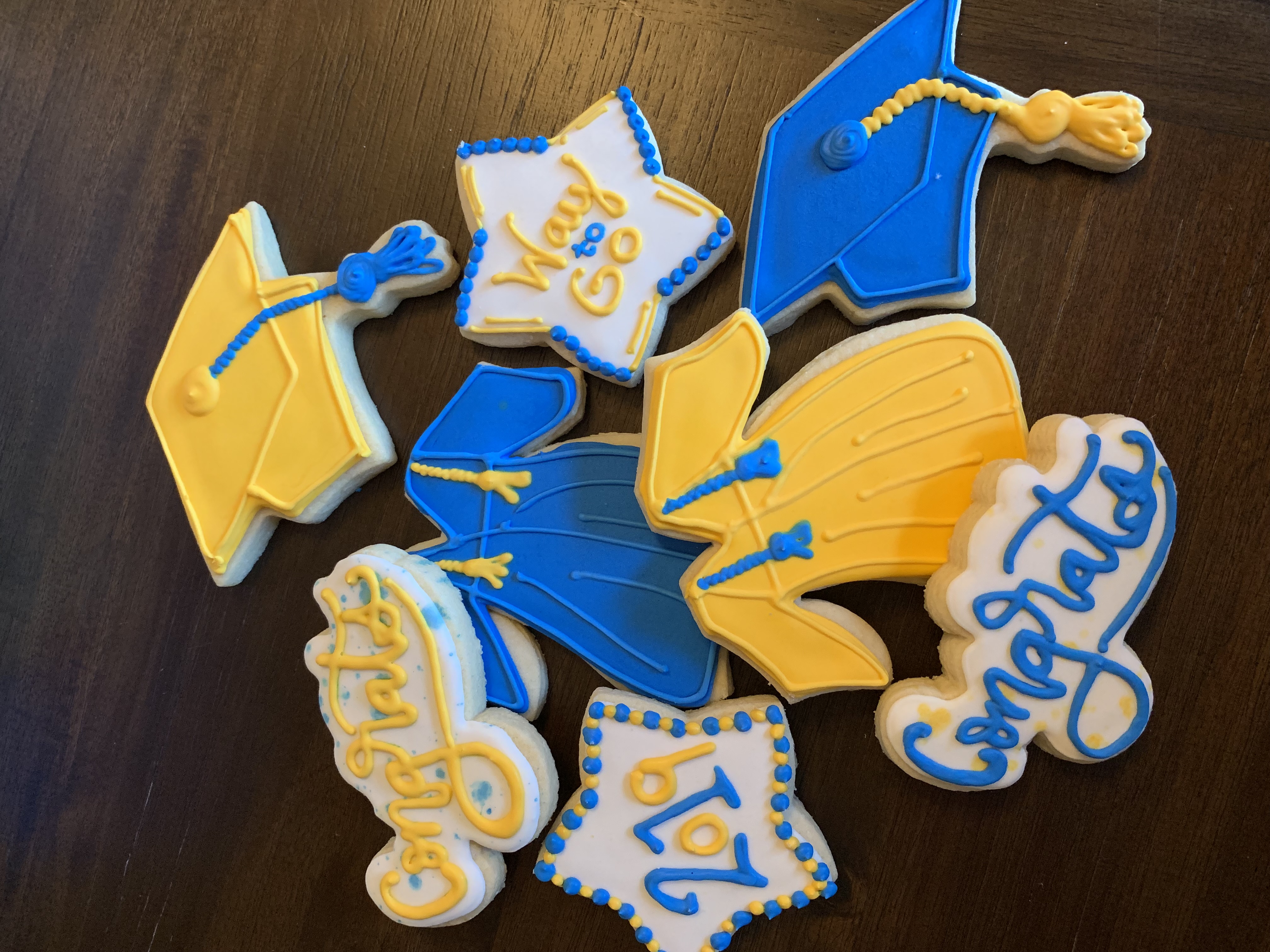 Graduation Blue & Gold