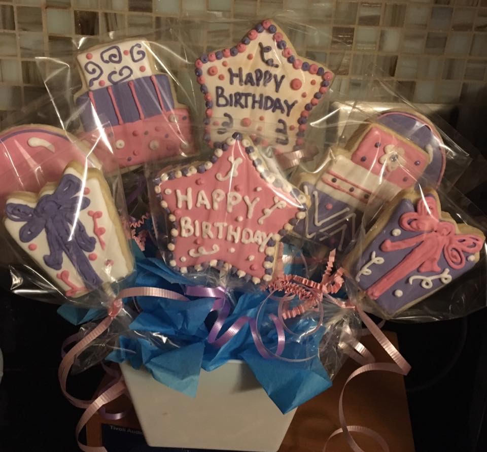 Floral Cookie Bouquets